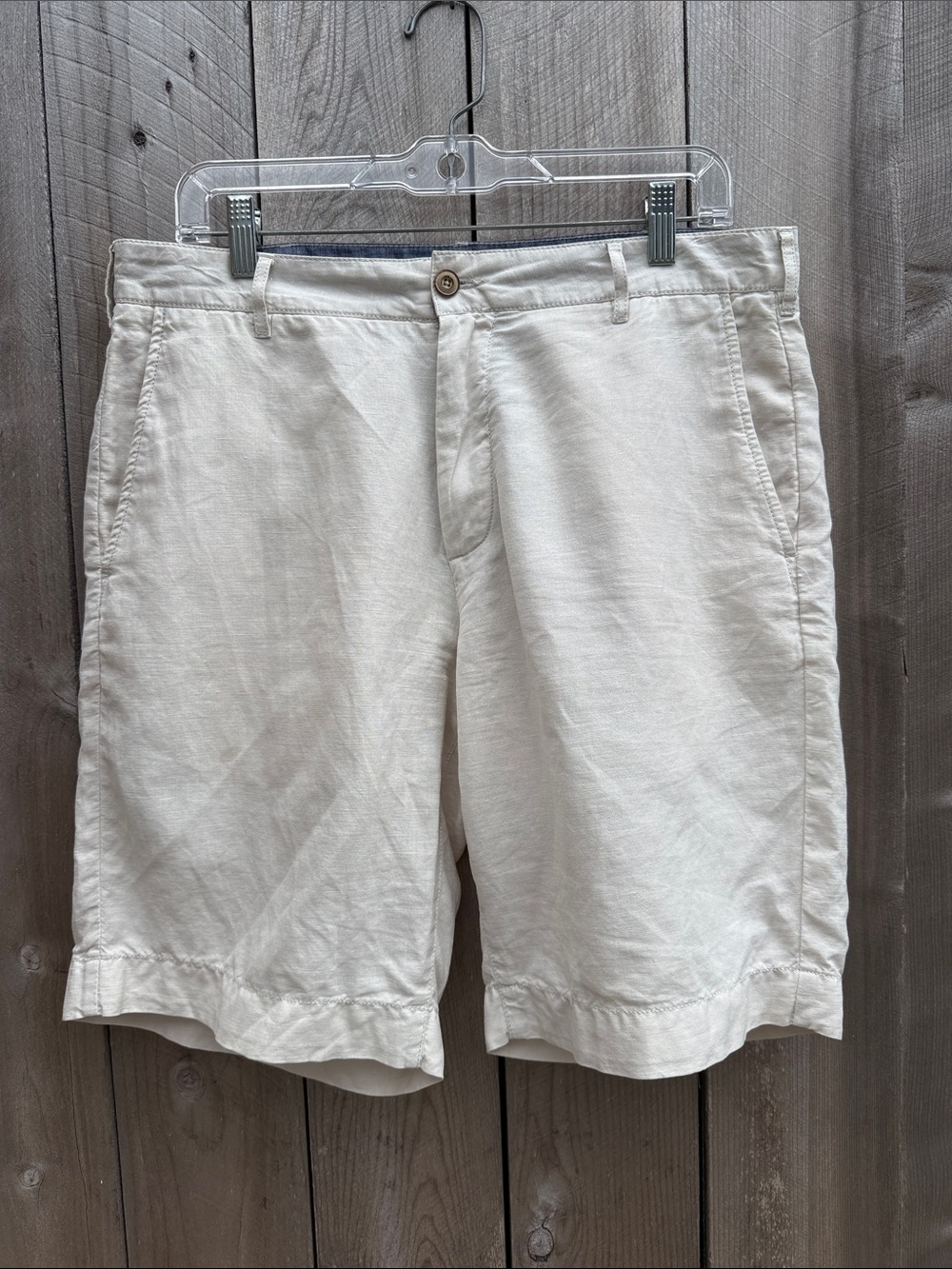 Faherty Brand Linen Blend Chino Shorts Coastal Prep Men’s 31